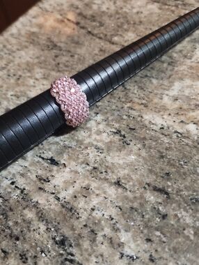 Pink CZ Dome Ring - Women Jewelry